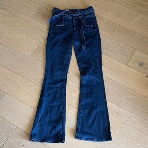 Veronica Beard Dark Blue Flare Jeans